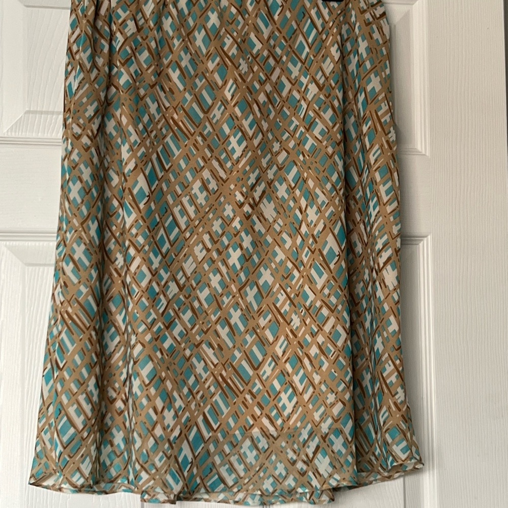 Stylish Geometric Patterned Skirt